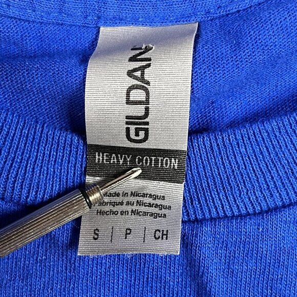 Philadelphia 76ers Bricken for Chicken Chick Fila Blue T-Shirt Size Small - Picture 3 of 5